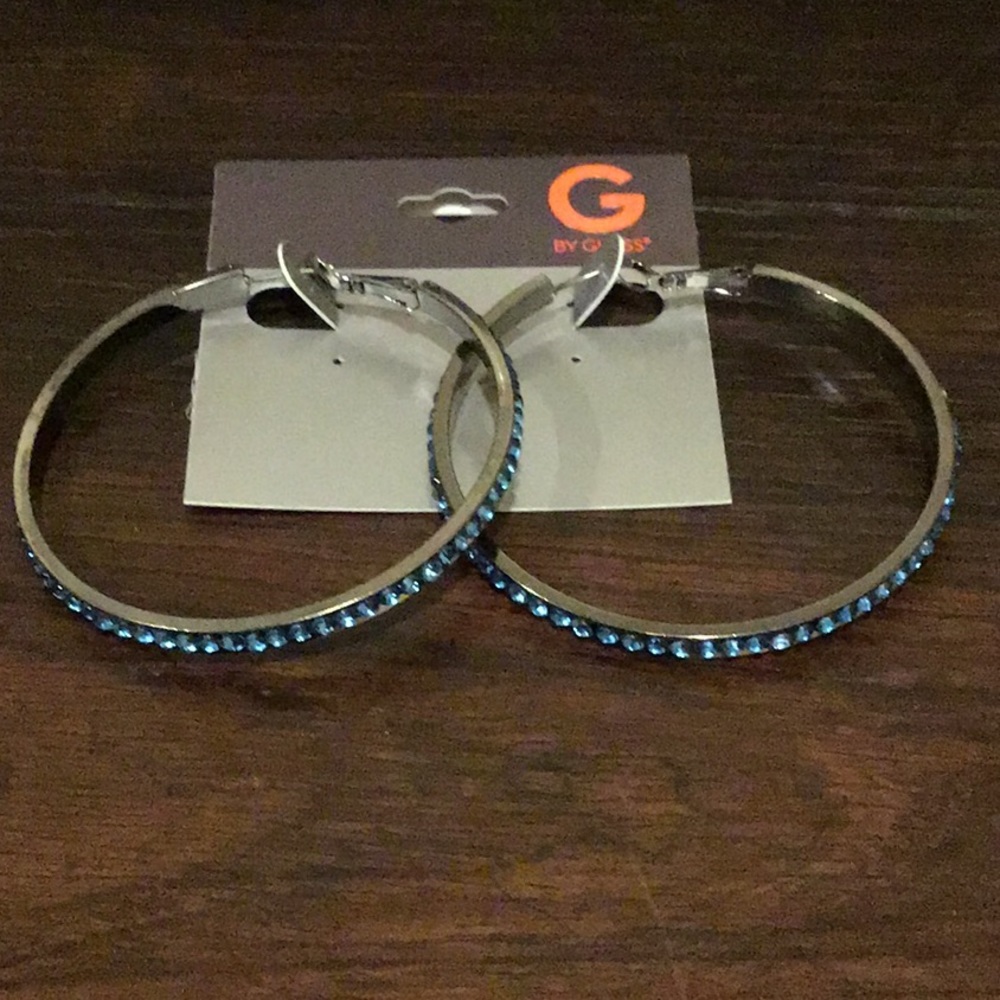Guess hoop earrings